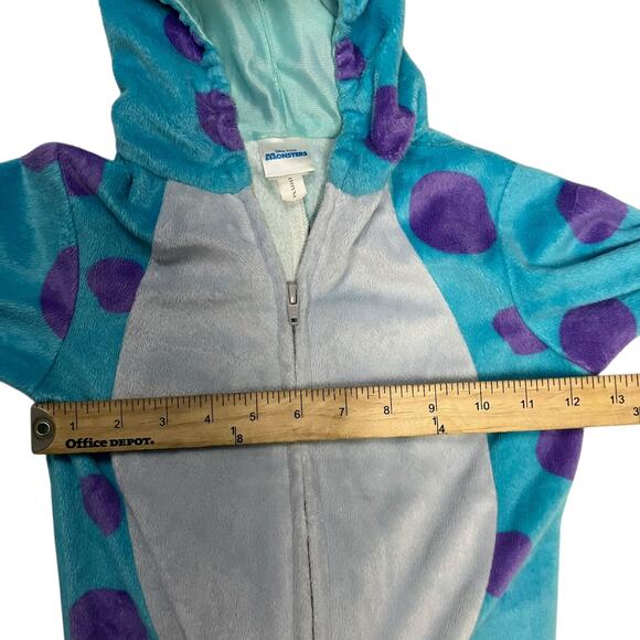 Disney Pixar Monsters Inc Plush SULLY Halloween Costume Blue/Purple 12-18 months - Picture 8 of 10